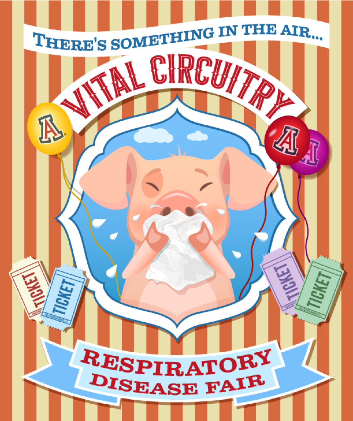 Image of a flyer for the Respiratory Disease Fair, a mock conference students participated in.