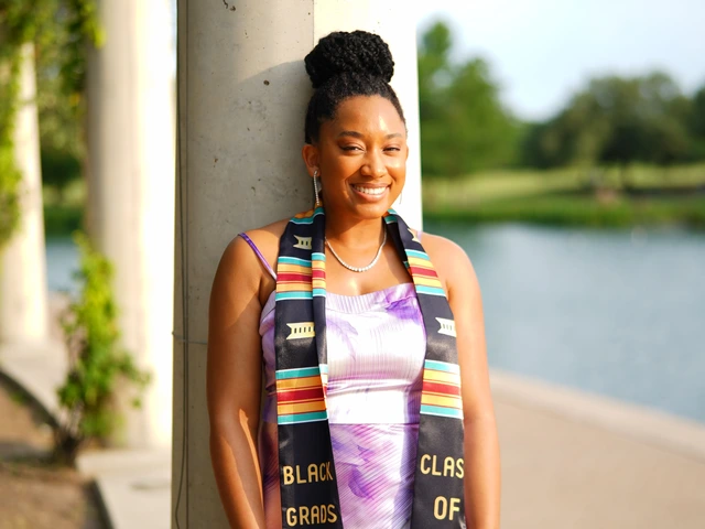Danasia Perry-Kaliati celebrating her graduation