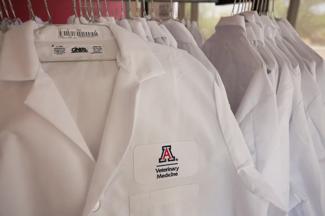 white coats