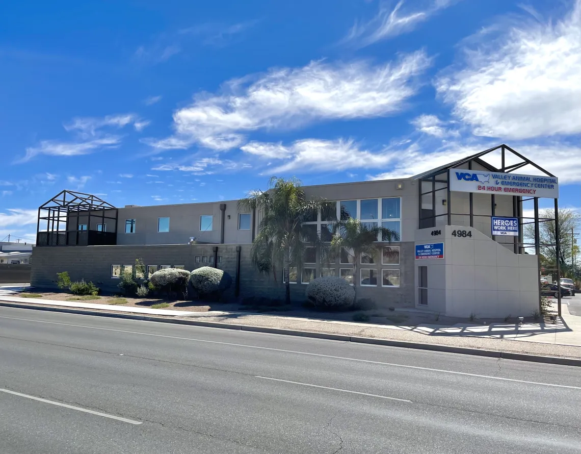 Exterior of VCA Valley Animal Hospital and Emergency Center