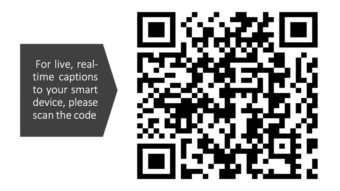 captioning qr code