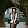 Dorothy celebrating her graduation